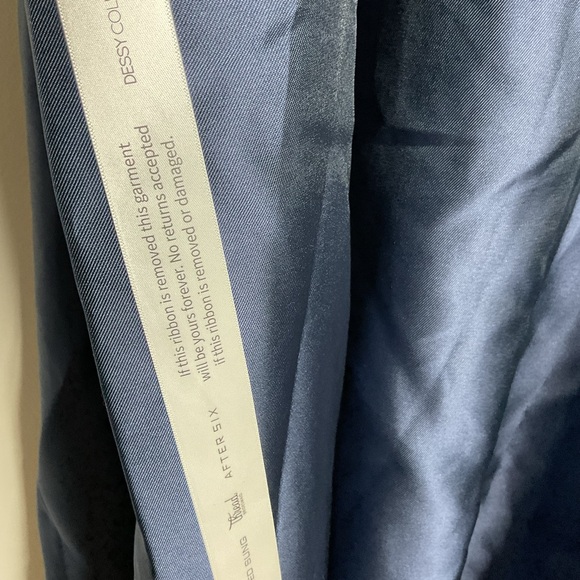 ALFRED SUNG Deep Blue Formal Maxi Dress - Picture 8 of 16